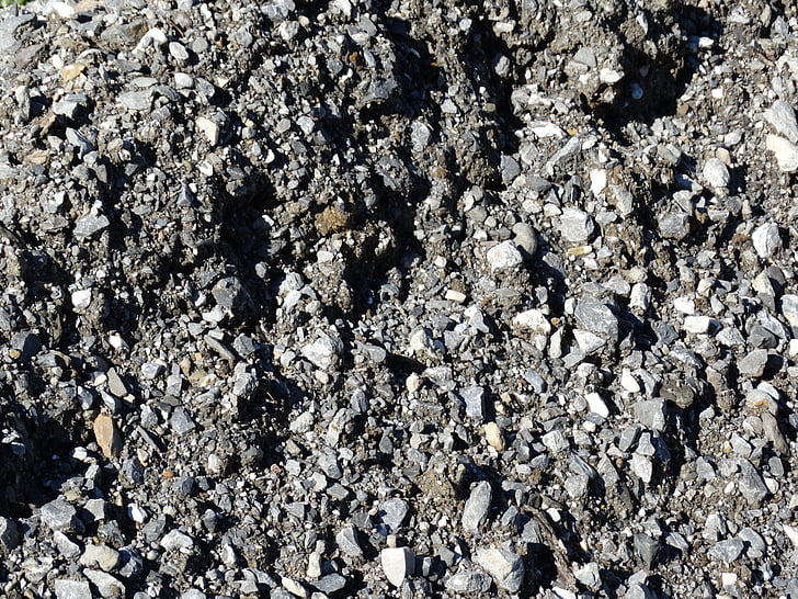 Pebble, groft grus, byggemateriale