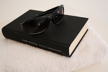 okuyun, kitap, güneş gözlüğü, Sakin ol, boş zaman, hafta sonu, tatil