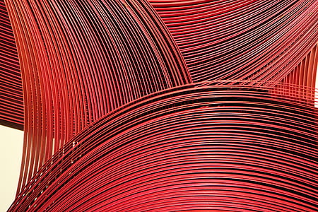 竹, 编织, 颜色, 红色, 模式, 摘要, 背景
