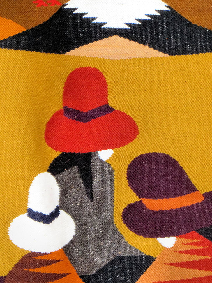 Otavalo, Équateur, traditionnel, draperie, ethnique