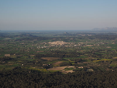 Mallorca, krajobraz, Foresight, Dobry widok, Widok, Puig de randa, Zatoka alcudia
