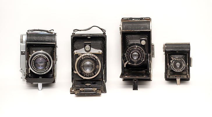 cameras, vintage, german, zeiss ikon, franka werke, voigtlander, bessa