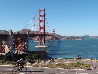 Χρυσή πύλη, Σαν Φρανσίσκο, Καλιφόρνια, Κόλπος, Γέφυρα Γκόλντεν Γκέιτ, Ωκεανός, νερό