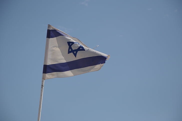 israel, flag, national, symbol, country, jewish, patriotism