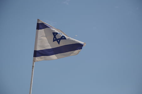 Izrael, Flaga, krajowe, Symbol, kraj, żydowskie, patriotyzm