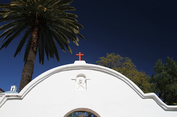 Igreja, San diego, arquitetura, Califórnia, edifício, Marco