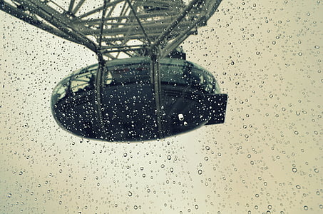 Лондон, дождь, ретро, цикл, Англия, город, путешествия