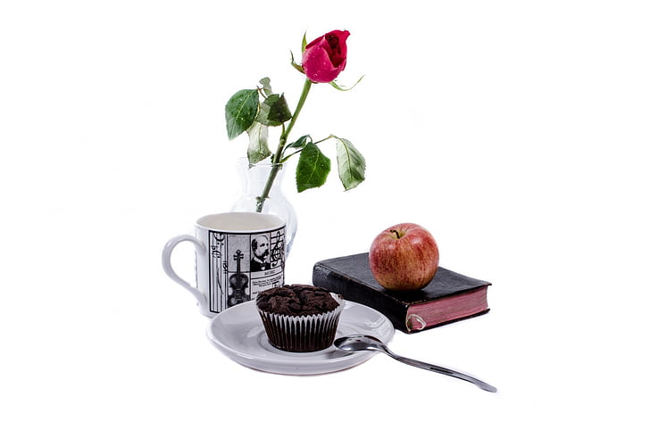 zajtrk, hrane, zjutraj, začetek, energije, Rose, cvet