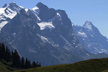 Berner, Bernese oberland, Alpy, hory, Alpine, Brienz, Švajčiarsko