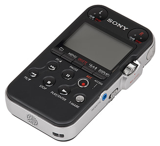 sony, pcm, m10, technology, isolated, equipment, single Object