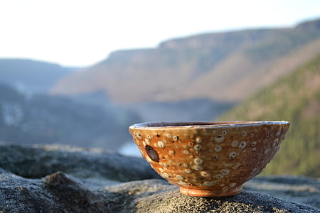 bowl, pottery, ceramic, glass, rustic, unique, bumpy