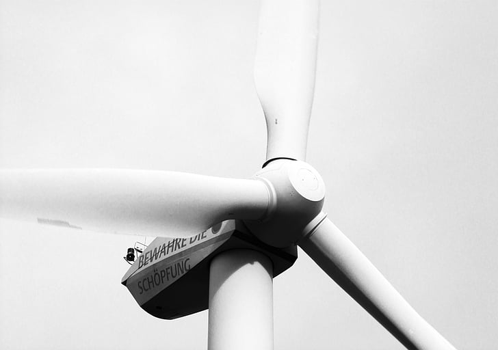 arquitectura, Pinwheel, ala, energía eólica, aire, a su vez, molino de viento