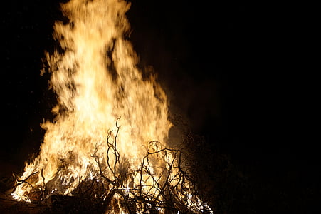 oheň, vypalování, Bonfire, prvek, hranice, pečení, Witch