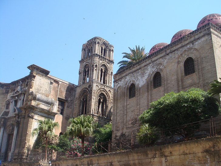 Palermo, Sicília, letné, pamiatka, kostol, mesto, Osmanská ríša