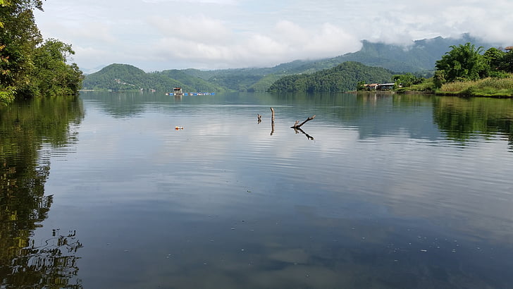 Begnas lake, Népal, Lac, nature