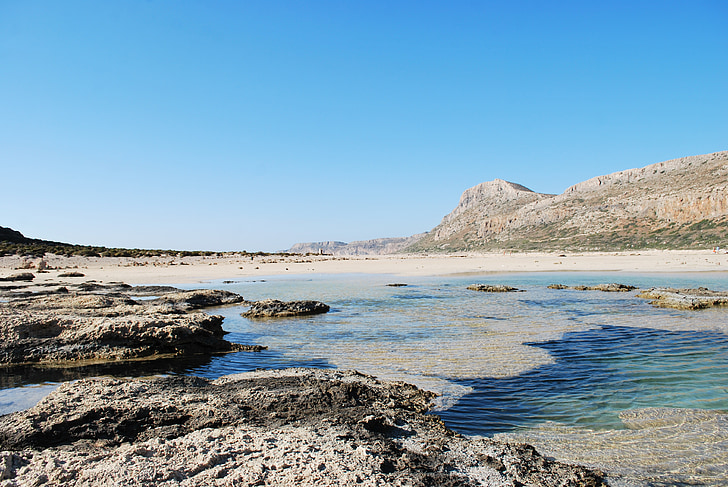 Grécia, Creta, feriados, água, natureza, paisagem, Verão