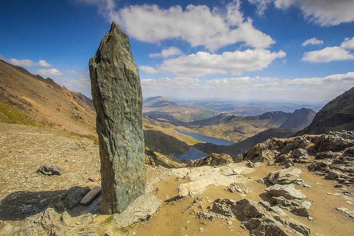 rocce, Outlook, Panorama, Snowdon, Inghilterra
