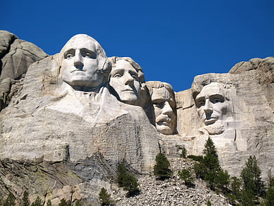MT rushmore, Mount rushmore, Dakota, prezidenti, Národní, parku, přitažlivost