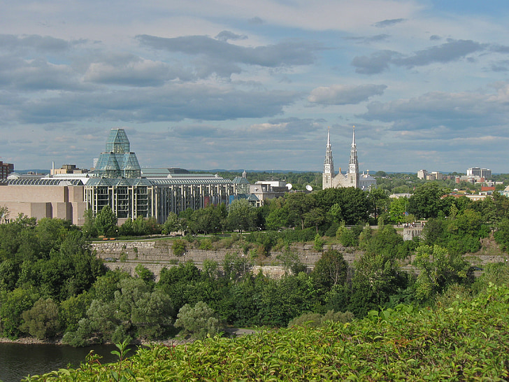 Parlament-domb, Nemzeti Galéria, Ottawa, kanadai, város, történelmi, Landmark