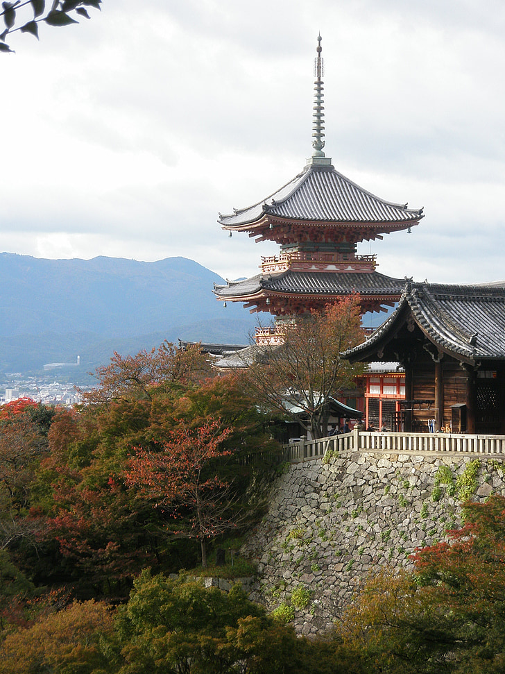 Temple, punt de referència, viatges, Japó, Kyoto, budista