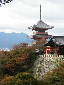 temple, landmark, travel, japan, kyoto, buddhist