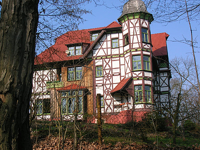 Eisenach, fachwerkhaus, mājas, arhitektūra