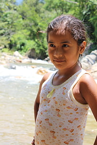 jeune fille, autochtones, Oaxaca, Mexique, chatina, chatino, femmes