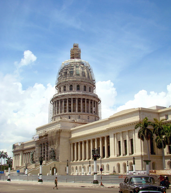 arkkitehtuuri, taivas, Kuuba, Amerikka, rakennus, moderni, Estate