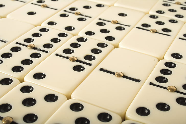domino, game, counters