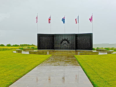 Memorial, karo, paminklas, karinės, atminimas, vėliava, patriotizmas