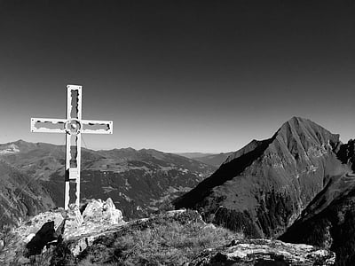 gaulkopf, Zillertal, Ginzling, hory, Alpine, Rakúsko, sen deň