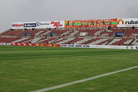 stadion, Juarez, Chihuahua, Bravos, lelátókat, foci, Labdarúgás