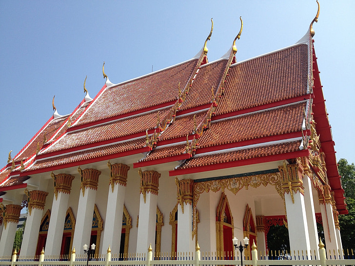 Thailand, Phuket, buddhismen, Meditation, kloster, Zen, byggnad