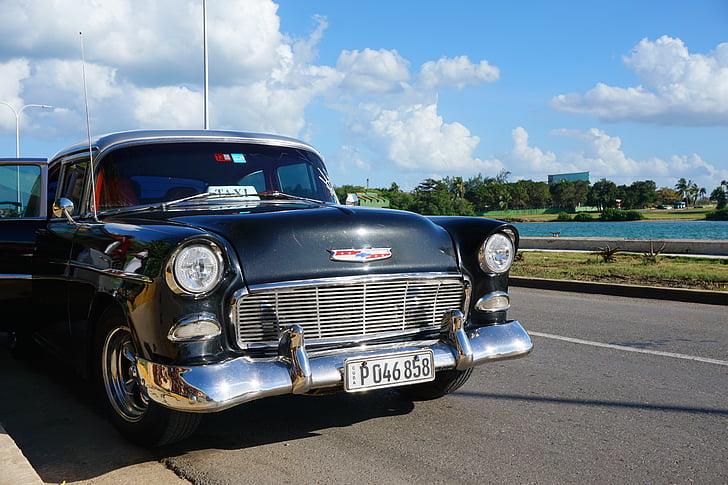 Κούβα, Auto, Oldtimer, χρώμιο, Παλαιό χρονόμετρο, Βαραντέρο: