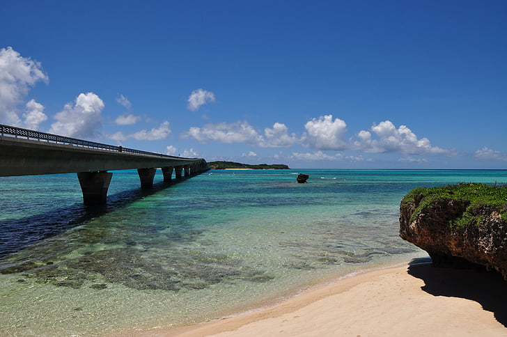 Miyako illa, Mar, blau