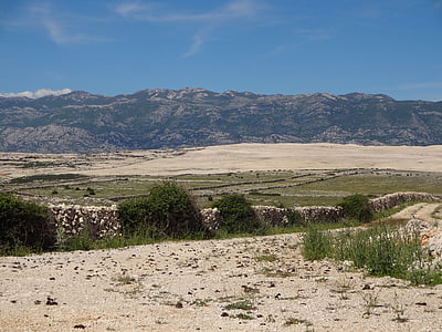 croatia, karg, steinig, rocky, lonely, mediterranean, landscape