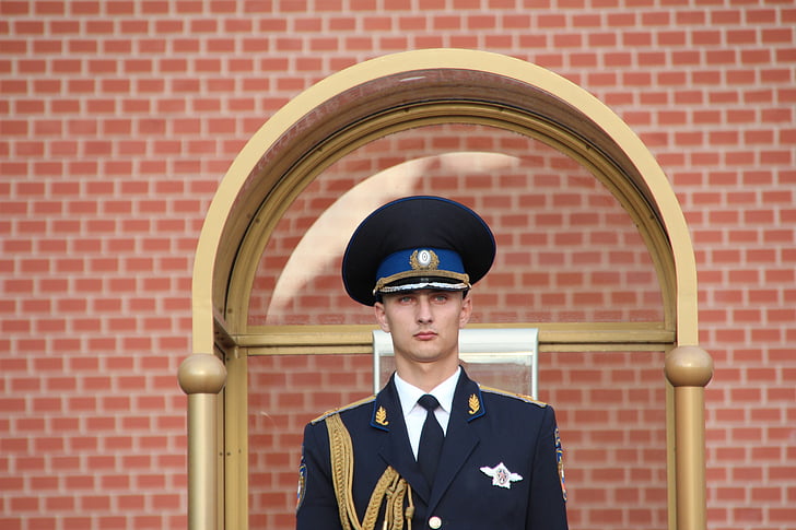 Moskova, Kremlin, vartija, vartija