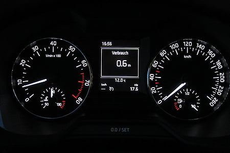speedo, lighting, speed, consumption, fuel consumption, tachometer, mileage