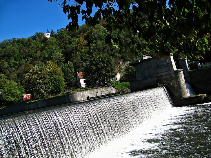 brana, Vodopad, prirodna voda, priroda, tekućina, teče, krajolik