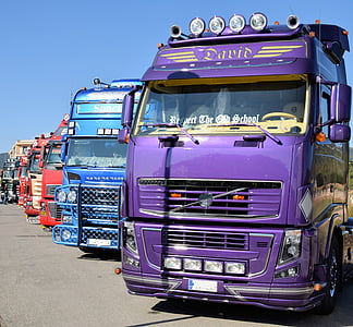 trucks, vehicles, truck, lead, transport, road, vehicle