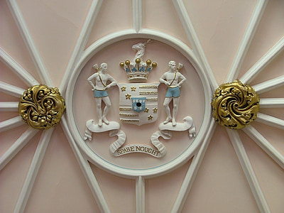 Duns dvorac nekretnine, Škotska, grb obitelji, vjenčanje, motiv, Velika Britanija, Povijest