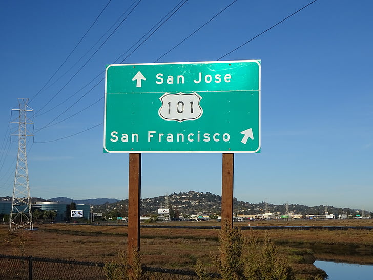 straatnaambord, San francisco, Verenigde Staten