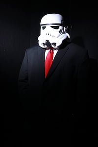 Stormtrooper, tmavý, Barva, muži, Ochranná maska - pracovní oděvy, lidé