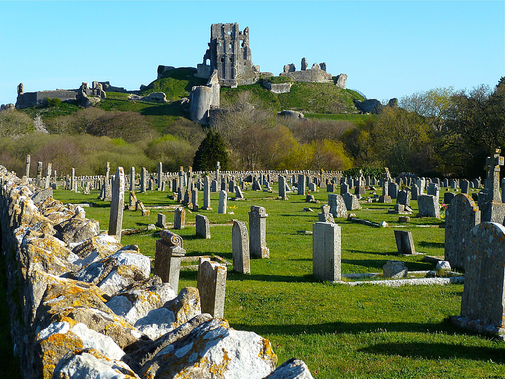 kirkegården, Cemetery, Tombstones, gravene, keltisk, middelalderen, monument
