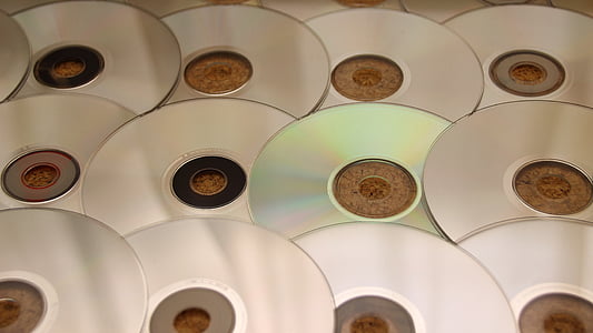 компакт-диск, музика, цифрові, музичний компакт-диск, DVD-диск, фільм, Срібло
