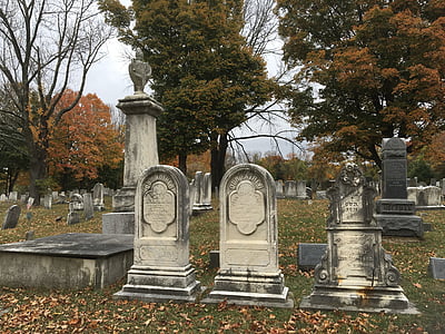 cimetière, pierres tombales, cimetière