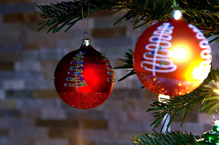 Рождество безделушка, Рождество, weihnachtsbaumschmuck, Рождественские украшения, Рожденственский орнамент, красный, время Рождества