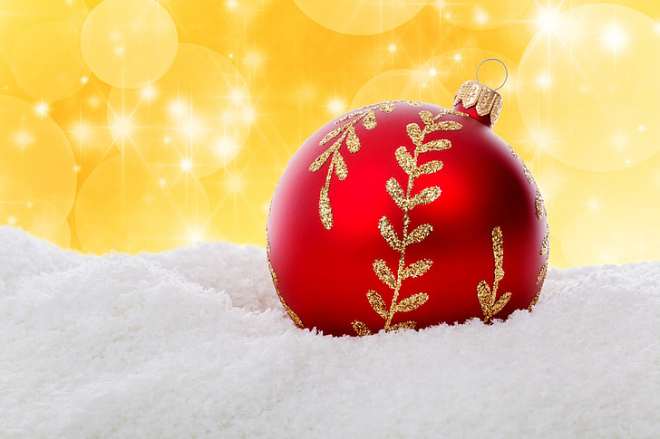 boule de Noël, Bauble, célébration, Christmas, décoration, verre, vacances