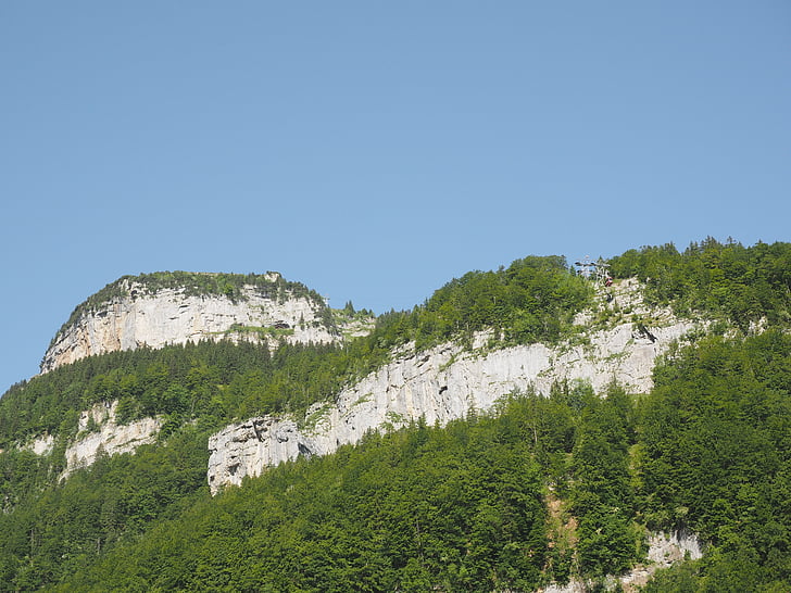 muntanyes, alpí, Telefèric, ebenalp, wildkirchli, alpstein, ebenalpbahn