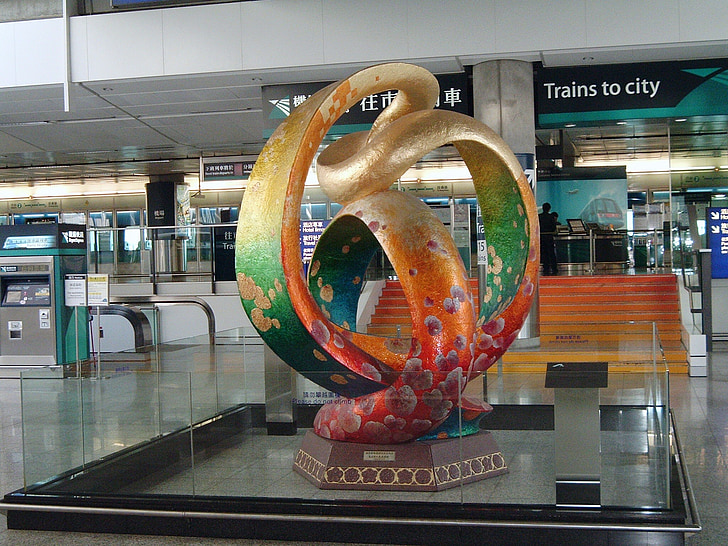 Hong kong, l'aeroport, estàtua